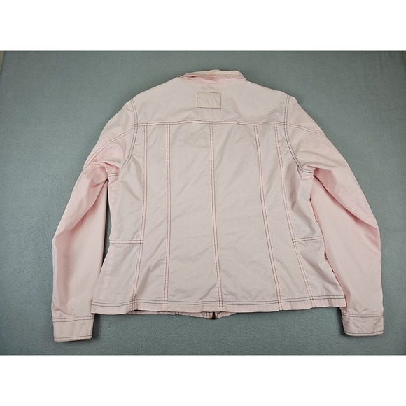 Outback Trading Women's Size XL Pink Sweet Jeans Jacket Style # 2213 - Picture 13 of 16